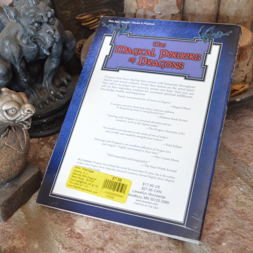⚠️SOLD⚠️Dancing With Dragons Power Wisdom D J Conway Wicca Pagan - Picture 2 of 8